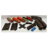 Vintage MARX O Gauge Tin Litho Train Set (Some Rust Present Needs TLC)