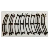 Vintage MARX O Gauge Tin Litho Train Set (Some Rust Present Needs TLC)