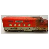 Vintage MARX O Gauge Tin Litho Train Set (Some Rust Present Needs TLC)