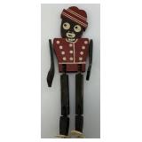 Very Old Wooden Stick Puppet 13" Tall