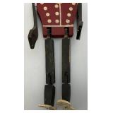 Very Old Wooden Stick Puppet 13" Tall
