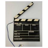 Vintage Clapper Board With Chalk