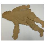 Vintage Jointed Cardboard Decoration 31"