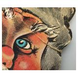 Vintage Jointed Cardboard Decoration 31"