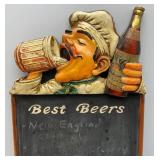 Vintage Best Beers Chalkboard 24" x 12"