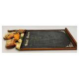 Vintage Best Beers Chalkboard 24" x 12"