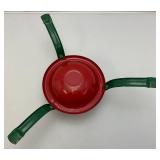 Two Vintage Metal Christmas Tree Stands