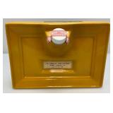 Vintage Collectible Jim Beam Belle Of Louisville Yellow & Green Decanters In Original Boxes