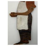 Vintage Wooden handmade Chef Folk Art Decoration Piece 19"