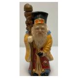 Vintage Japanese Sake Good Luck God Empty Decanter 10 1/2"