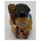 Vintage Japanese Sake Good Luck God Empty Decanter 10 1/2"