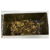 Vintage Ammo Box With Misc. Ammo Brass Casings And More