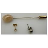 Misc. Vintage Jewelry Including Unmarked Silver? Ring And More