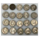 Misc. Coins Including Norwest Bank Wooden Tokens,1960