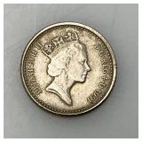 Misc. Coins Including Norwest Bank Wooden Tokens,1960