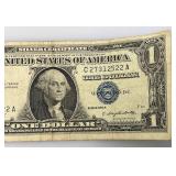1957 A Series $1 Silver Certificate (In Protective Sleeve)