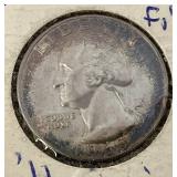 1963 Silver US Proof Quarter With Mirrored Finish And Toning (In Protective Case)