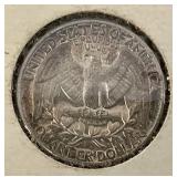 1963 Silver US Proof Quarter With Mirrored Finish And Toning (In Protective Case)