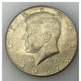 1967 Kennedy Silver Half Dollar