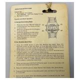 Vintage Miniature Mini Slot Machine Game Watch With Original Card