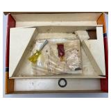 Vintage Crossman 357 Air Pistol Shooters Kit In Original Box With Extra Barrel And Pellets, Speed Loaders And More