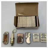 Misc. Vintage Collectible Lighters, 17 Packs Of ZIG ZAG Cigarette Papers And More
