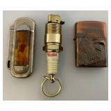 Misc. Vintage Collectible Lighters, 17 Packs Of ZIG ZAG Cigarette Papers And More