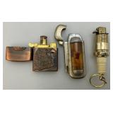 Misc. Vintage Collectible Lighters, 17 Packs Of ZIG ZAG Cigarette Papers And More