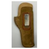 Misc. Gun Related Items Including JC Higgins Gun Cleaning Kit, Leather Holsters And More