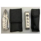 Misc. Gun Related Items Including JC Higgins Gun Cleaning Kit, Leather Holsters And More