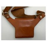 Misc. Gun Related Items Including JC Higgins Gun Cleaning Kit, Leather Holsters And More