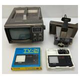 Misc. Vintage Portable TVs , Polaroid Colorpack II Camera And More