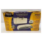 Fellowes Cosmic Laminator In Original Box With Extra Laminate