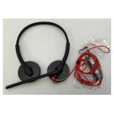 Two Pair Of Plantronics Blackwire 3200 Series Headphones (New)