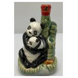Vintage Miniature Oriental Panda Bear Decanter (In Original Box) And