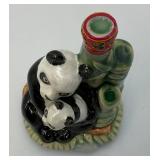 Vintage Miniature Oriental Panda Bear Decanter (In Original Box) And