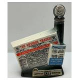 1968 Collectible Jim Beam "The Antique Trader" National Directory Of Antique Dealers Decanter 10 3/4"