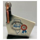 1968 Collectible Jim Beam "The Antique Trader" National Directory Of Antique Dealers Decanter 10 3/4"