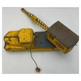 Vintage Marx Brand Pressed Metal Magnetic Crane