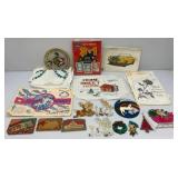 Misc. Christmas Plastic Window Décor, Paint By Numbers Kittens, Art Patterns And More