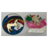 Misc. Christmas Plastic Window Décor, Paint By Numbers Kittens, Art Patterns And More