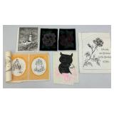 Misc. Christmas Plastic Window Décor, Paint By Numbers Kittens, Art Patterns And More