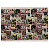 STAR WARS Cloth Peg Board 15 3/4" x 36"And Framed Episode One "The Phantom Menace"  Poster 23" x 29"