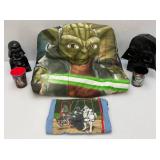 Vintage Star Wars Bed Comforter And Collectibles