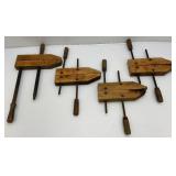 Vintage Wooden Clamps