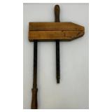 Vintage Wooden Clamps