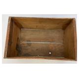 Vintage Wooden Fruit Crates And Ice Tongs