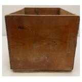 Vintage Wooden Fruit Crates And Ice Tongs