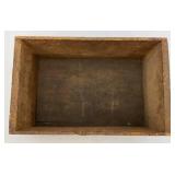 Vintage Wooden Fruit Crates And Ice Tongs