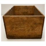 Vintage Wooden Fruit Crates And Ice Tongs